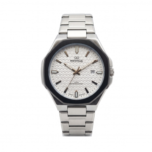 Mirage 8856 Silver White Black Ring Man MDBTBSL
